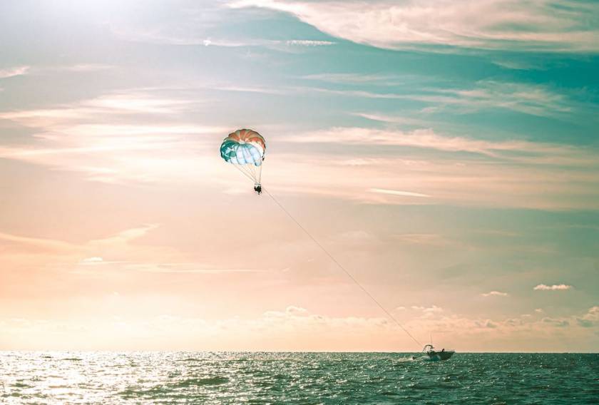 parasailing